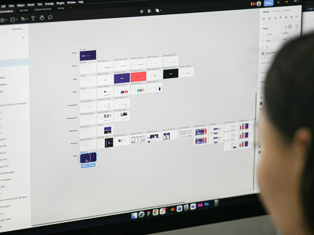data analysis on screen