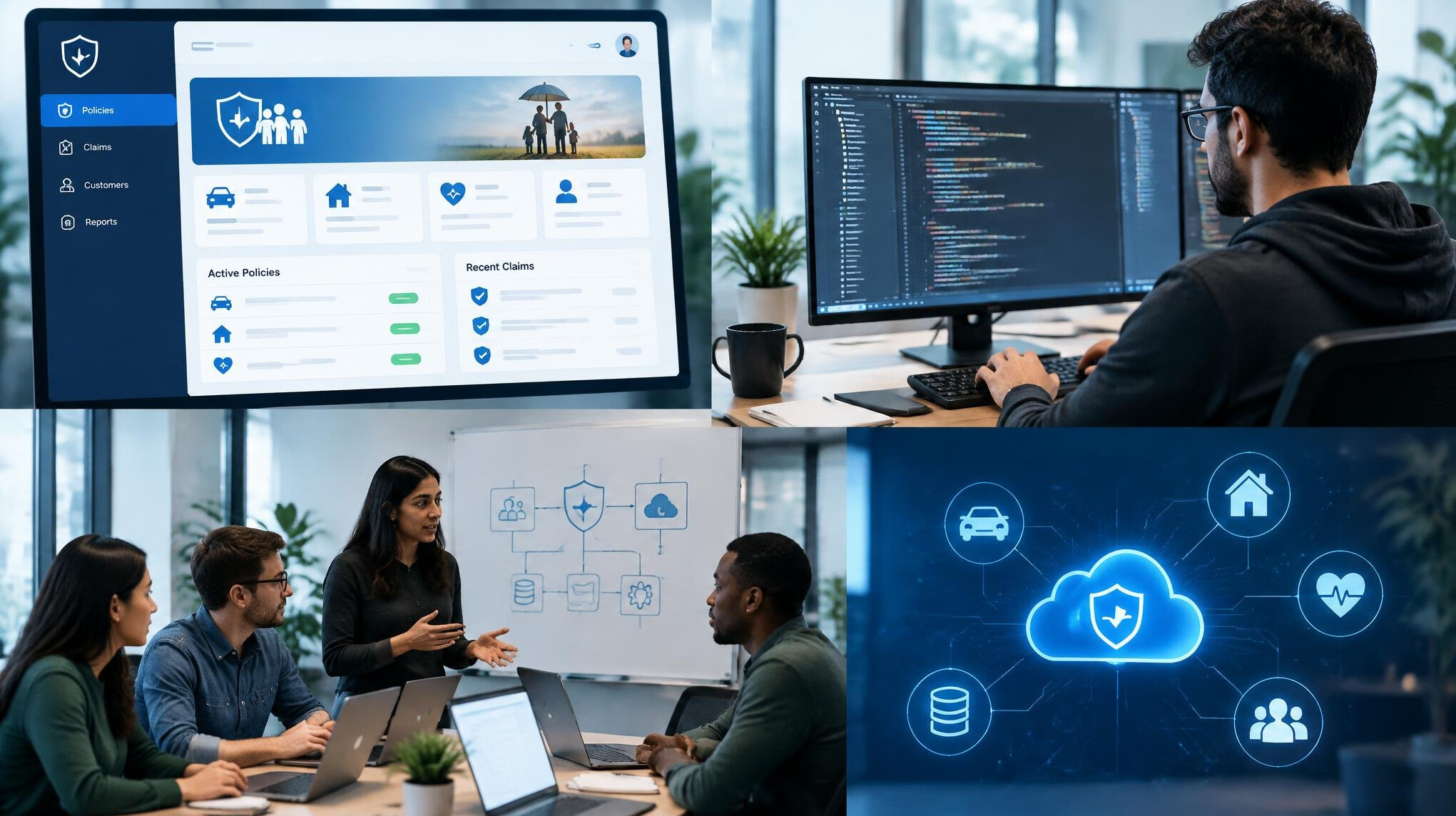 insurance software interface